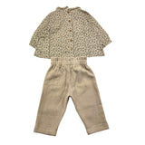 LALALU' completo 2 pezzi camicia-pantalone Beige per Neonata CTL011NX BEIGE LALALU' 
