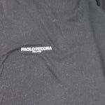 PAOLO PECORA shirt girocollo tinta unita con stampa Nero per Bambino PP3820 NERO PAOLO PECORA 