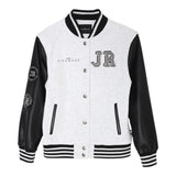 John Richmond Giubbino Modello College Tinta Unita con Maniche In Contrasto per Neonato RBP25176GBN GRIGIO JOHN RICHMOND 