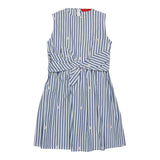 Max&Co. Abito Tinta Unita Giromanica Fantasia A Righe per Bambina MX0122 BIANCO MAX&Co. 