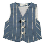 Emanuel Pris Gilet Tinta Unita per Neonato EP202I AZZURRO EMANUEL PRIS 