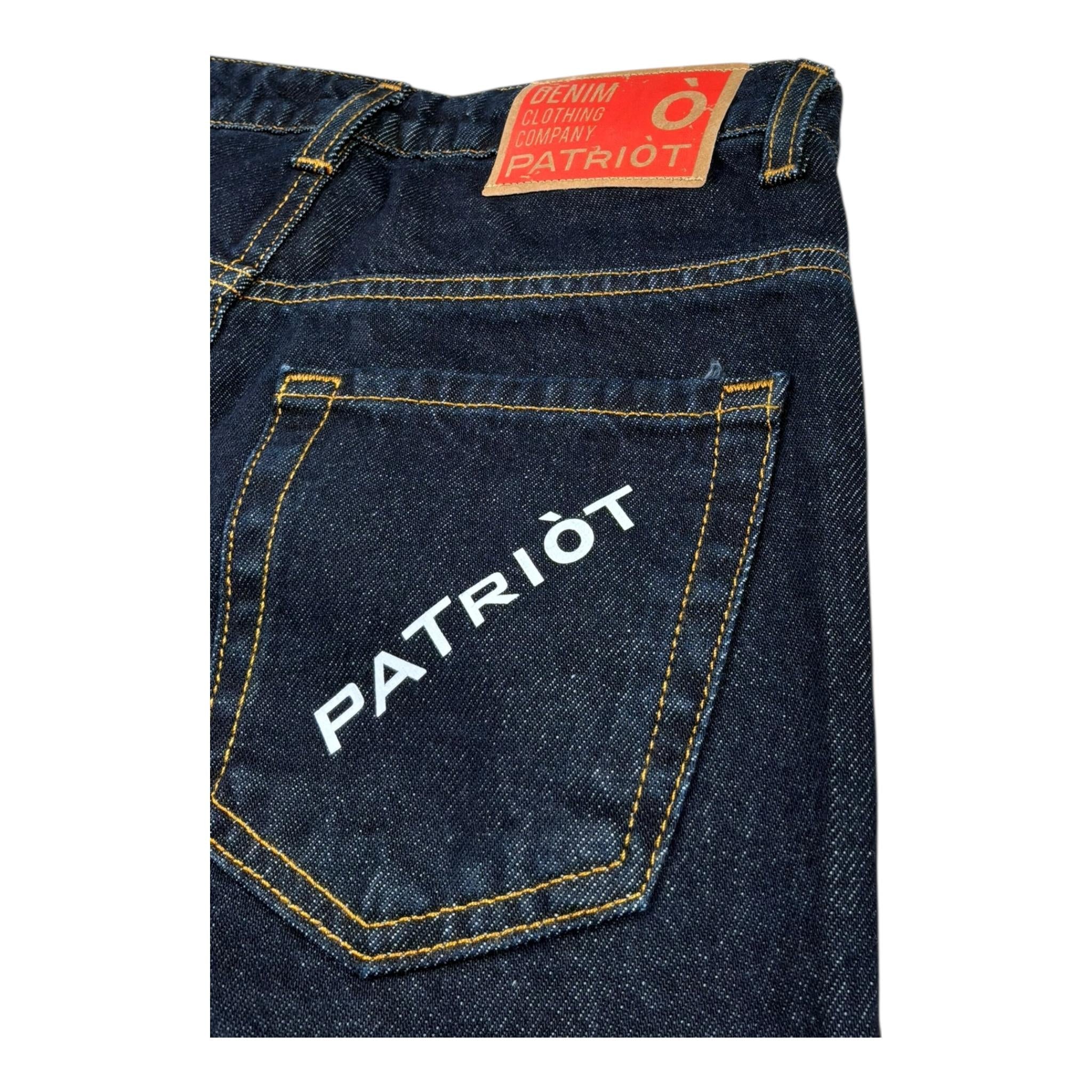 Patriot Bermuda In Denim Tinta Unita con Stampe per Bambino PJ3S2SPCK31C31 BLU PATRIOT 