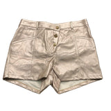 Pinko Shorts Einfarbig Mit Elastischer Taille Bronze Für Mädchen