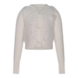 MARC ELLIS maglia tinta unita con bottoni stelle Bianco per Bambina JMJSW00106 BIANCO MARC ELLIS 