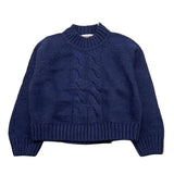 DONDUP maglia tinta unita mezzo collo Blu per Neonata DMMA001N BLU DONDUP 