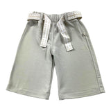 Bamboom+Babies Palazzo Hose Einfarbig mit Gürtel Schlamm für Baby Mädchen