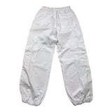 Cecyle Einfarbige Cargohose mit elastischer Taille in Weiß für Mädchen