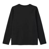 LIU JO shirt girocollo tinta unita con stampa e applicazioni Nero per Bambina GF4093X NERO LIU JO 