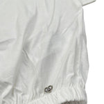 Please T-Shirt tinta unita con Elastico Bianco per Bambina MBC4030G72X BIANCO PLEASE 