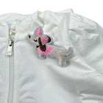 Liu Jo Felpa Chiusa con Cappuccio tinta unita Bianco per Bambina KA5016X BIANCO LIU JO 