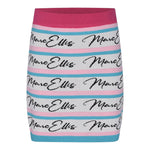 Marc Ellis Gonna tinta unita con Stampa Bianco per Bambina JMJSK01202X BIANCO MARC ELLIS 