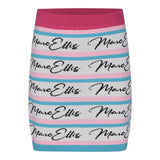 Marc Ellis Gonna tinta unita con Stampa Bianco per Bambina JMJSK01202X BIANCO MARC ELLIS 