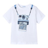 Mayoral T-Shirt Girocollo Tinta Unita per Bambino 3044 BIANCO MAYORAL 