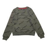 Most Los Angeles Crewneck Sweatshirt Einfarbiges Logo Grün Für Jungen