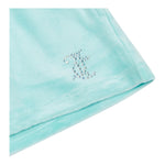 Juicy Couture Short Tinta Unita In Velluto per Bambina JBX6502X AZZURRO JUICY COUTURE 