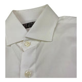 C12 Camicia Manica Lunga Tinta Unita per Bambino CMC219 BIANCO C12 