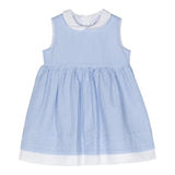 Il Gufo Abito Giromanica Fantasia A Righe per Bambina P24VA321C1080 AZZURRO IL GUFO 