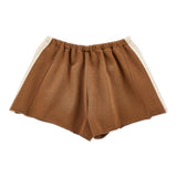 Philosophy Short Tinta Unita con Profili In Contrasto per Bambina I9E401 MARRONE PHILOSOPHY 