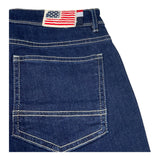 U.S. POLO jeans tinta unita con 5 tasche Blu per Bambino US40548 BLU U.S. POLO 