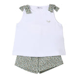 Il Gufo Completo 2 Pezzi Canotte-Culotte per Neonata P25DP528MF032 BIANCO IL GUFO 