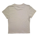 Moschino T-Shirt Girocollo Tinta Unita con Stampa per Bambina HXM058 BEIGE MOSCHINO 