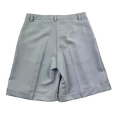 Vicolo Kurze Bermuda Modell Einfarbig Mit Verstellbarer Taille Puderblau Für Mädchen