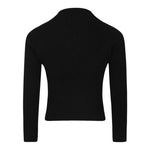 JOHN RICHMOND maglia mezza collo tinta unita con applicazioni Nero per Bambina RGA24080MAXX NERO JOHN RICHMOND 