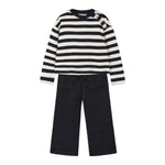 MAYORAL completo 2pz maglia-pantalone bicolore fantasia a righe Bianco/nero per Neonata 4554N BIANCO/NERO MAYORAL 