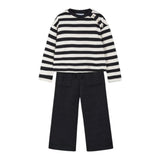 MAYORAL completo 2pz maglia-pantalone bicolore fantasia a righe Bianco/nero per Neonata 4554N BIANCO/NERO MAYORAL 