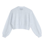 Iceberg Felpa con Zip tinta unita Traforata Bianco per Bambina MGICE5150J BIANCO ICEBERG 