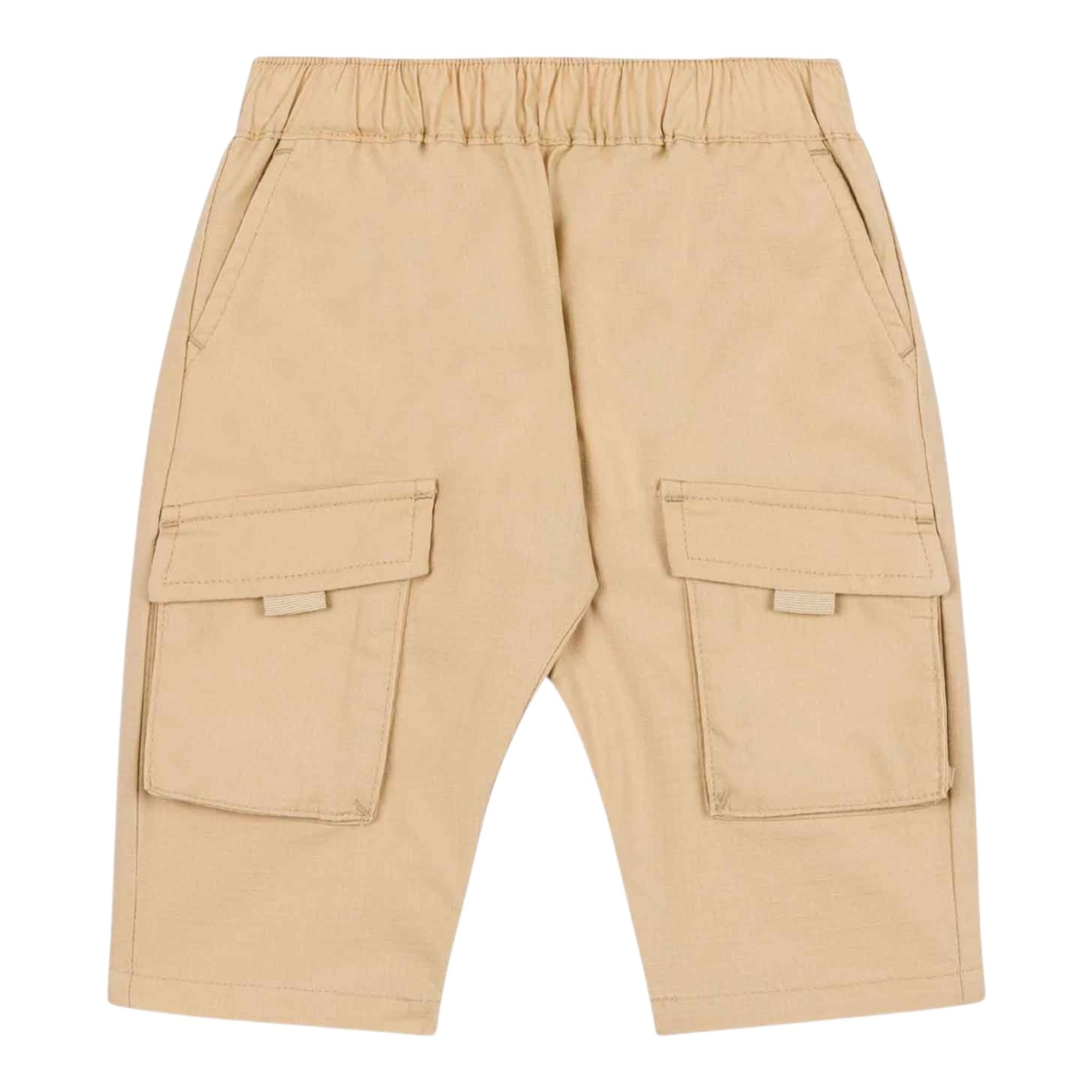 Moschino Pantalone Tinta Unita con Elastico In Vita per Bambino MUP05DJ BEIGE MOSCHINO 