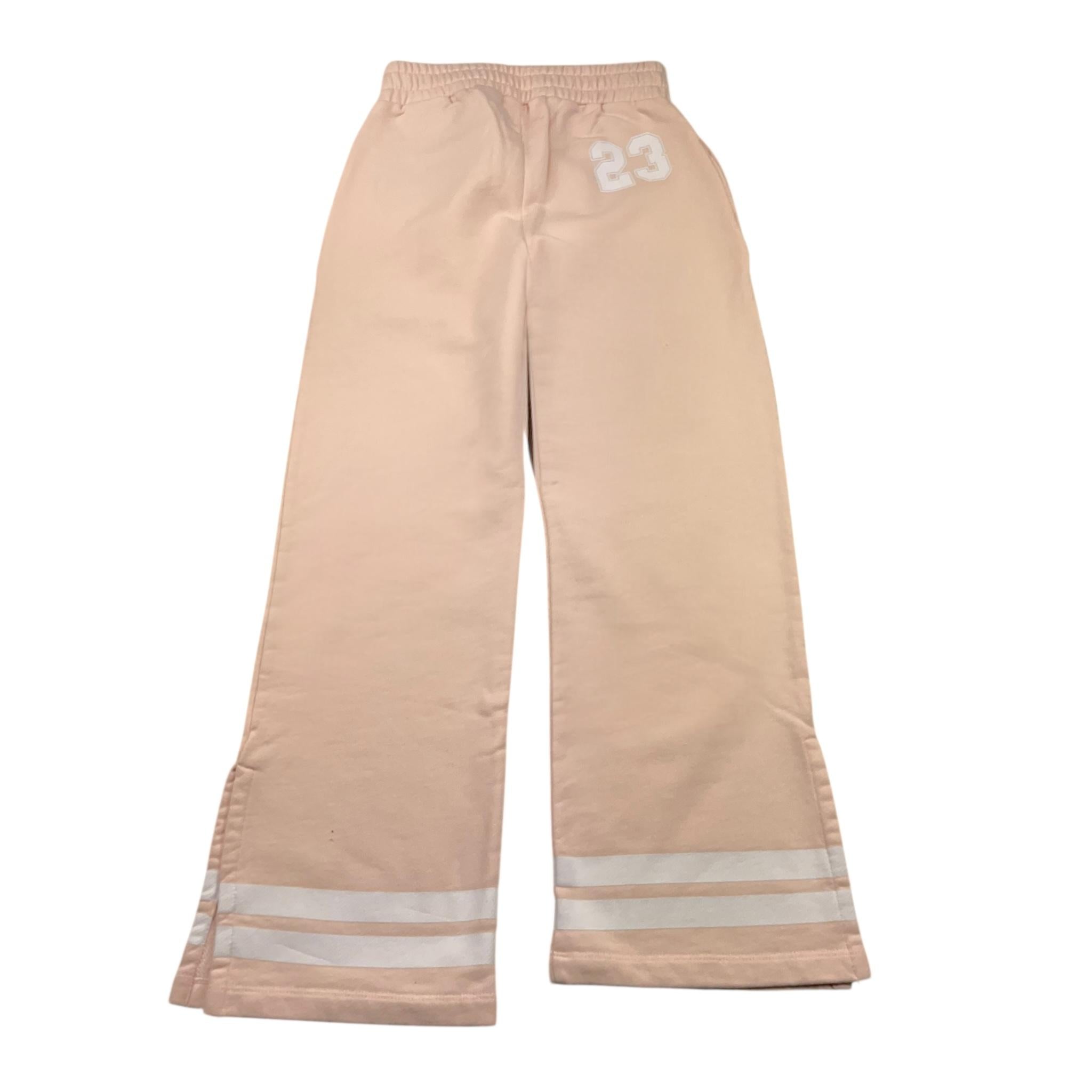 OFF-WHITE pantalone tinta unita modello tuta Rosa per Bambina OGCH006S24 ROSA OFF-WHITE 
