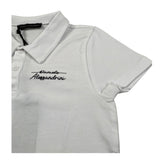 Daniele Alessandrini Polo Mezza Manica Tinta Unita con Logo per Bambino 1296MP00209J BIANCO DANIELE ALESSANDRINI 