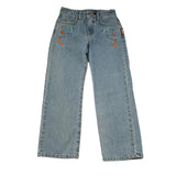 Just Cavalli Jeans Tinta Unita con Girovita Regolabile per Bambina JGP26072JE AZZURRO JUST CAVALLI 