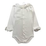 BABIDU body tinta unita con colletto ricamato Bianco per Neonata BOOOODN BIANCO BABIDU 