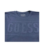 GUESS shirt girocollo tinta unita con stampa Blu per Bambino L3BI39I3Z14 BLU GUESS 