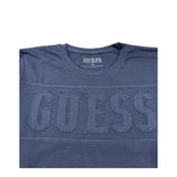 GUESS shirt girocollo tinta unita con stampa Blu per Bambino L3BI39I3Z14 BLU GUESS 