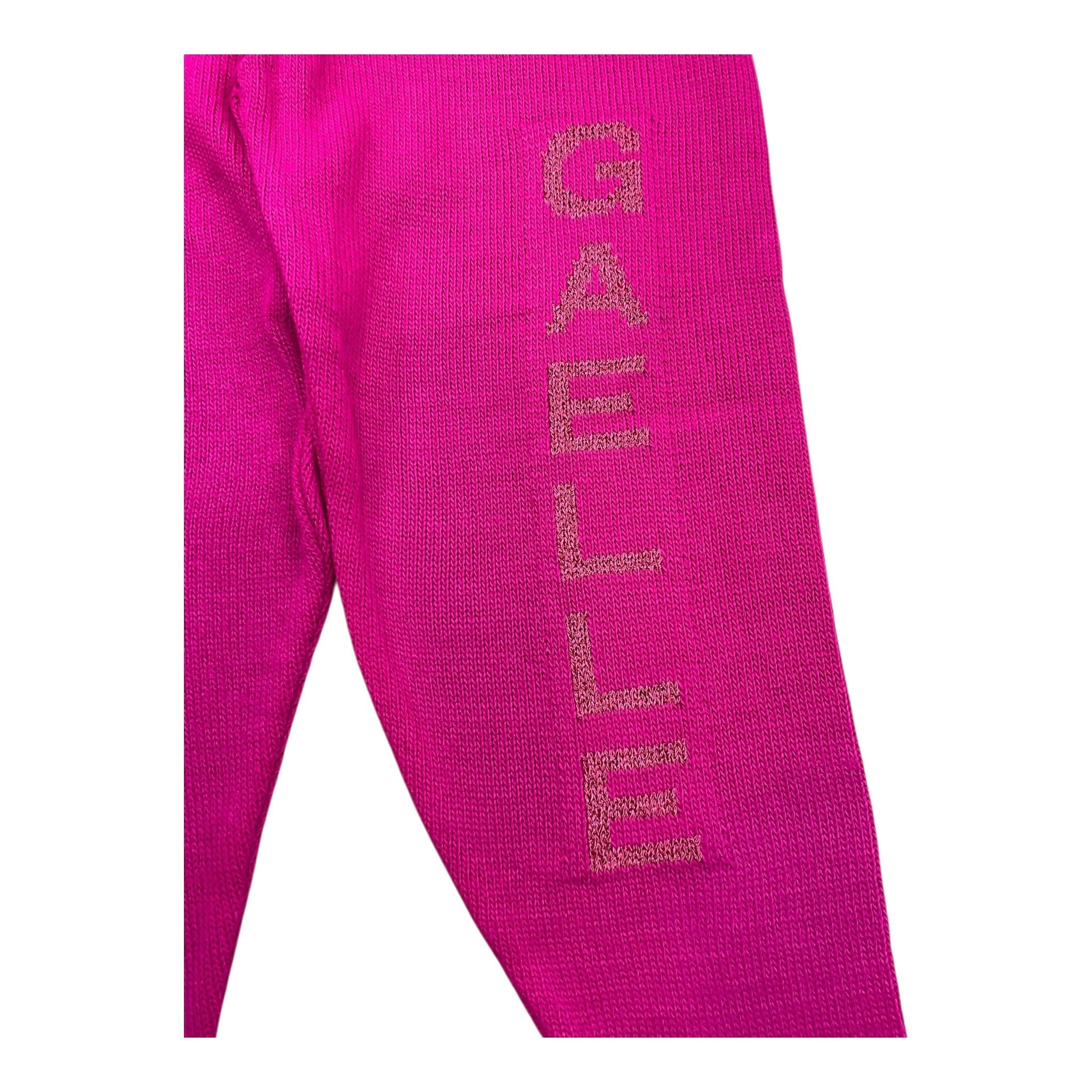 GAELLE pantalone tinta unita in maglia Fuxia per Bambina 2741PW0934 FUXIA GAELLE 
