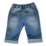 Moschino Jeans Tinta Unita con Elastico In Vita per Bambino MUP05FJ BLU MOSCHINO 