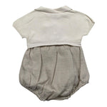 Wedoble Pagliaccetto Mezza Manica Tinta Unita per Neonato V2408305L BEIGE WEDOBLE 