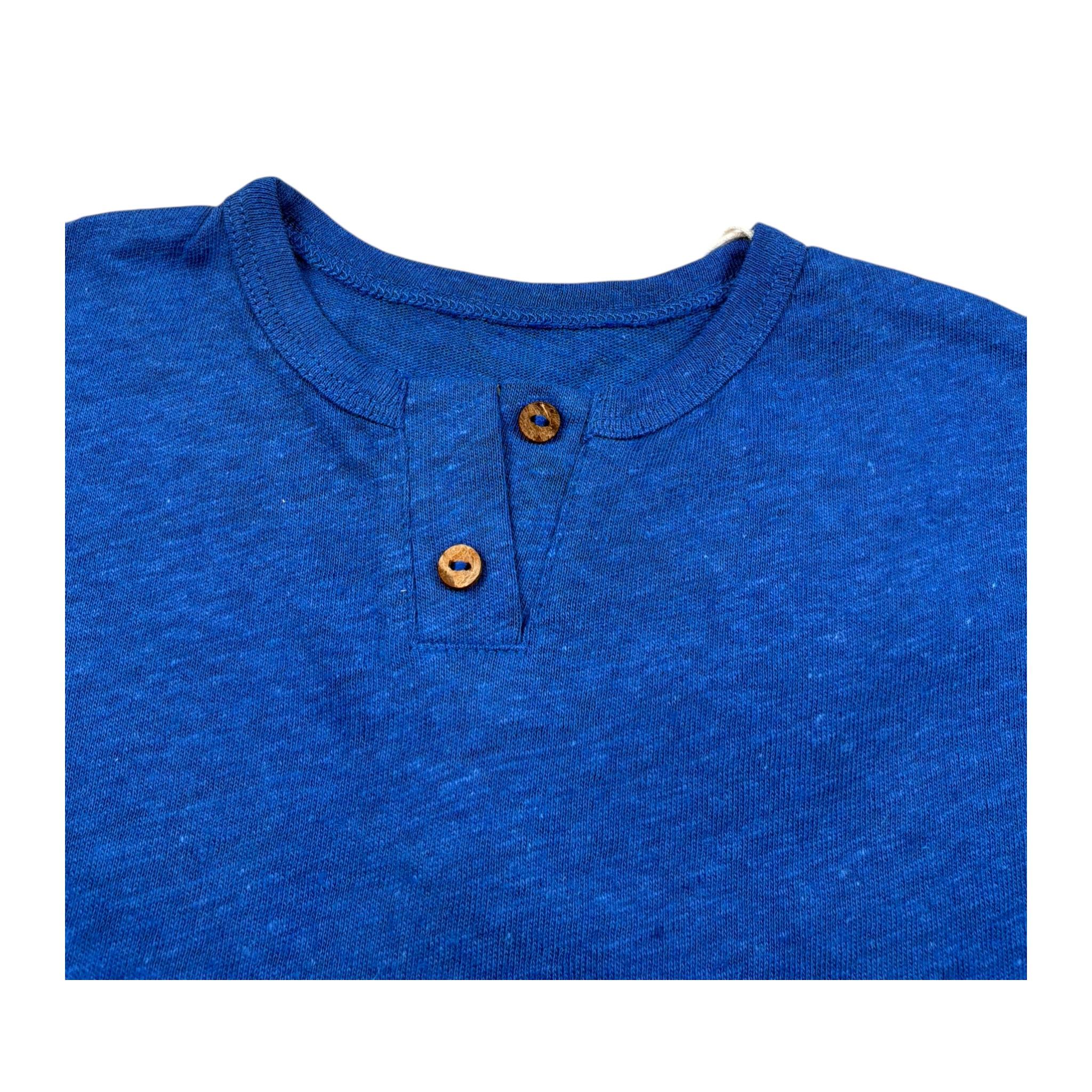 Play Up T-Shirt Girocollo Tinta Unita per Neonato PA011AQ11150 BLU PLAY UP 