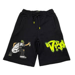 Disclaimer Bermuda Tinta Unita con Logo per Bambino 25EDK58420 NERO DISCLAIMER 