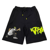 Disclaimer Bermuda Tinta Unita con Logo per Bambino 25EDK58420 NERO DISCLAIMER 