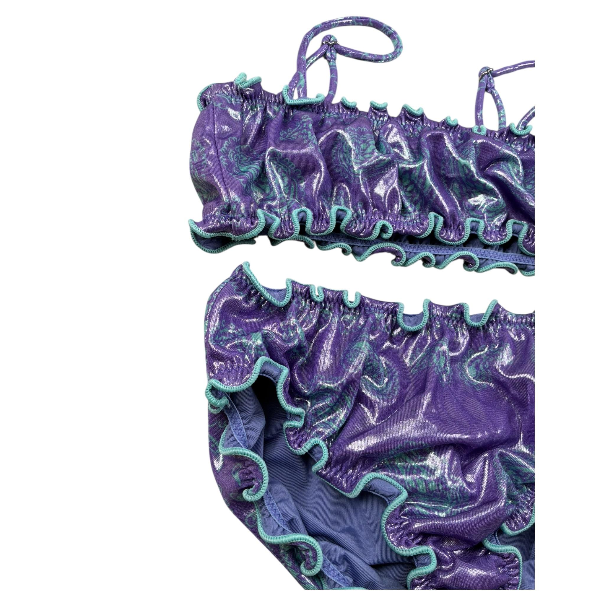 F**K Costume 2 Pezzi Fascia-Mutandina per Bambina FJ25G1H06UFX63 VIOLA F**K 