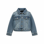 Daniele Alessandrini Giubbino In Denim Tinta Unita per Neonato 1295OD00172 AZZURRO DANIELE ALESSANDRINI 