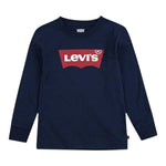 Levi'S Shirt Tinta Unita con Stampa per Neonato 6E8646X BLU LEVI'S 