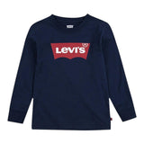 Levi'S Shirt Tinta Unita con Stampa per Neonato 6E8646X BLU LEVI'S 