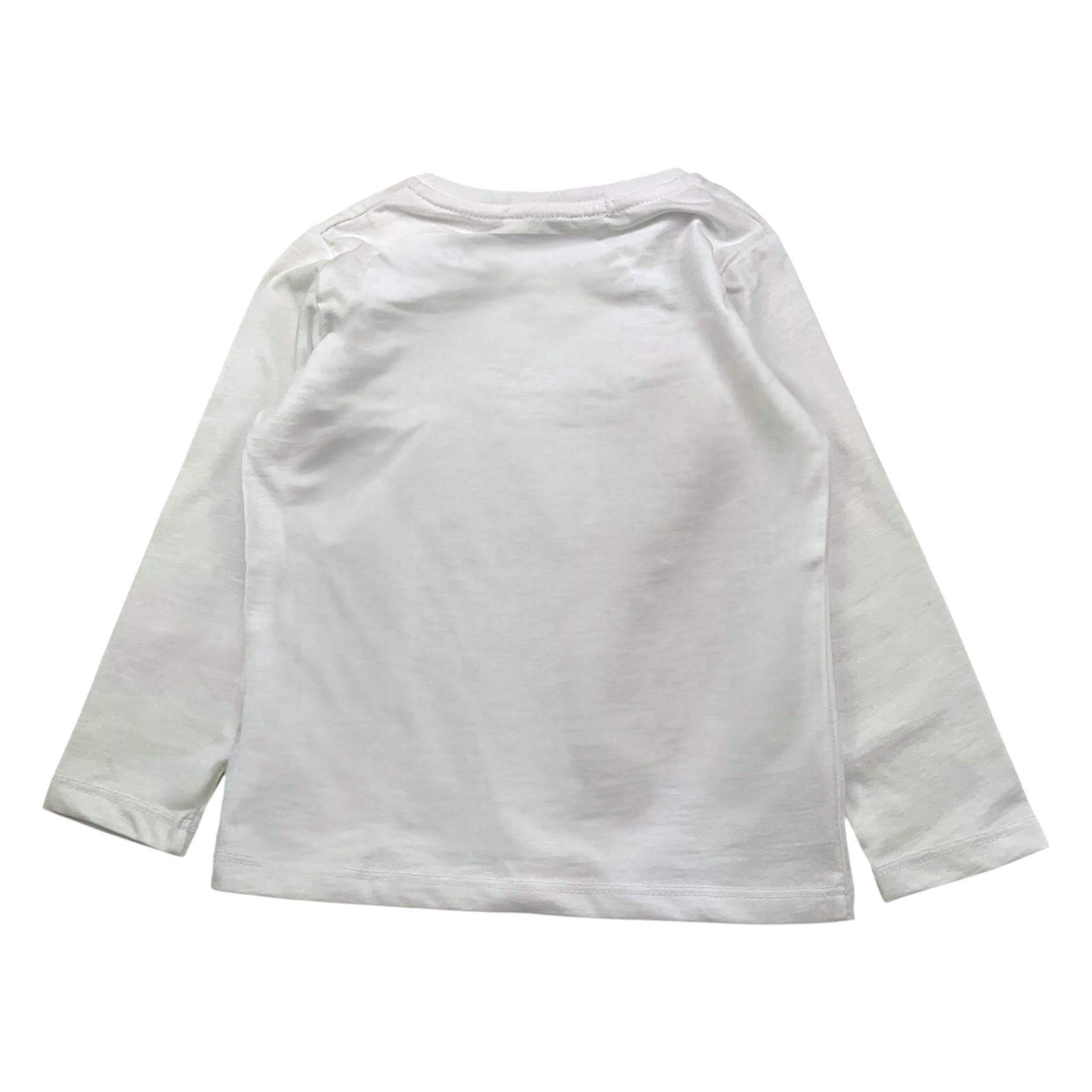MOUSSE shirt girocollo tinta unita con stampa unicorno Bianco per Neonata HKTL361W BIANCO MOUSSE 