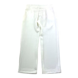 Illiana Schlichte Hose mit amerikanischen Taschen und elastischer Taille, Creme für Baby-Mädchen