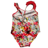 Cotazur Einteiliger Badeanzug mit mehrfarbigem Fantasy-Print für Baby-Mädchen